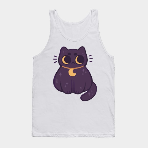 Void Cat Tank Top by Niamh Smith Illustrations